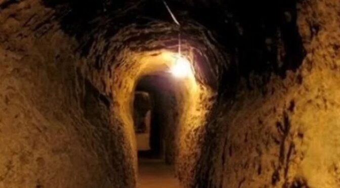 Medieval subterranean corridors were found by accident in northeast Iran
