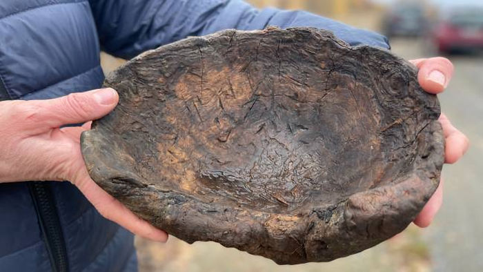 Редкая 1000-летняя деревянная чаша викингов, найденная мальчиком