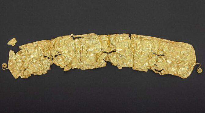 The ancient Golden Belt Discovered in the Czech Republic