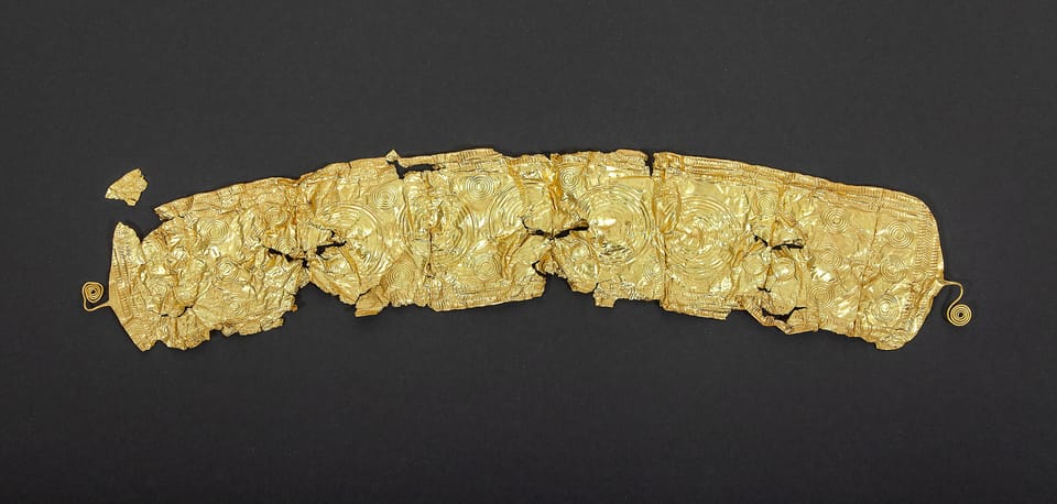 The ancient Golden Belt Discovered in the Czech Republic