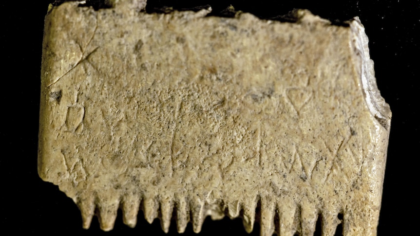 Sentence of Canaanite language found in Israel for the first time on the ivory comb
