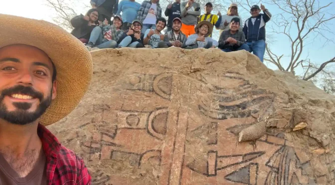 Long-lost ancient mural rediscovered in northern Peru after more than a century
