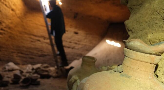 ‘Extremely rare’ Rameses II-era burial cave found in Israel