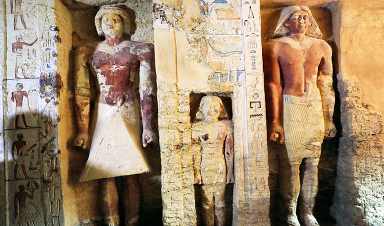 Rare Archaeological Discoveries In The Sacred Animal Necropolis In Saqqara