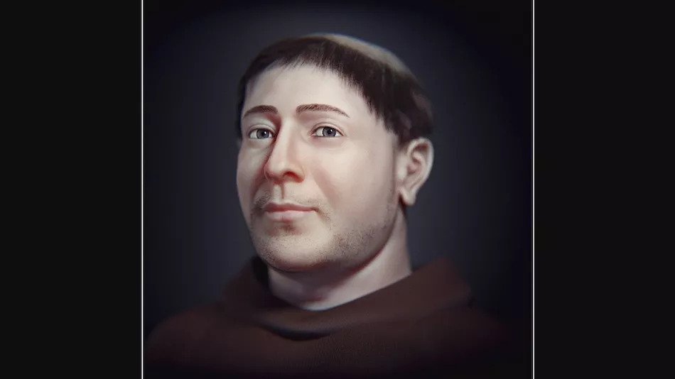 Saint Anthony of Padua revealed in stunning facial approximation