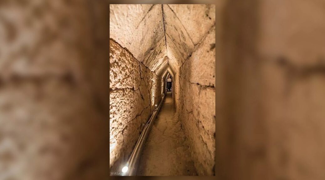 A vast tunnel found beneath an ancient Egyptian temple
