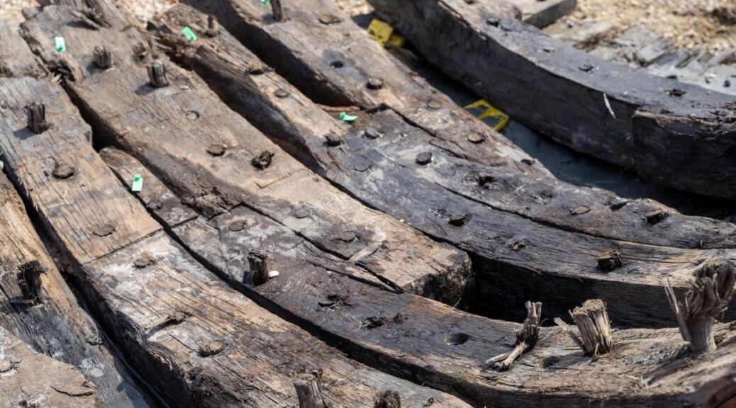 A rare Elizabethan ship discovered at quarry 300 meters from the coast