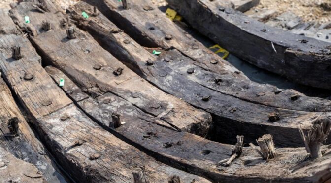 Rare Elizabethan ship discovered at quarry 300 metres from the coast