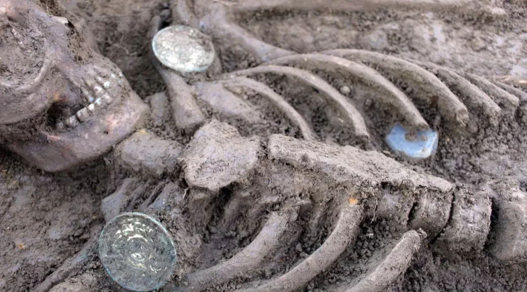 Archaeologists have found seven pairs of Anglo-Saxon brooches in seven graves during an excavation in Gloucestershire