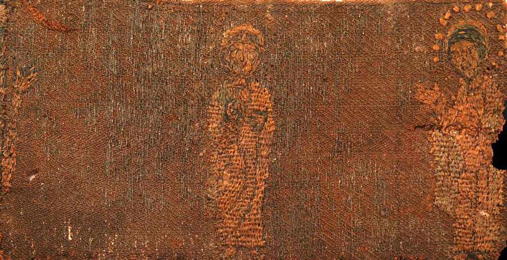 In Medieval burial ground, a rare embroidered Deisis depicting Jesus Christ was discovered