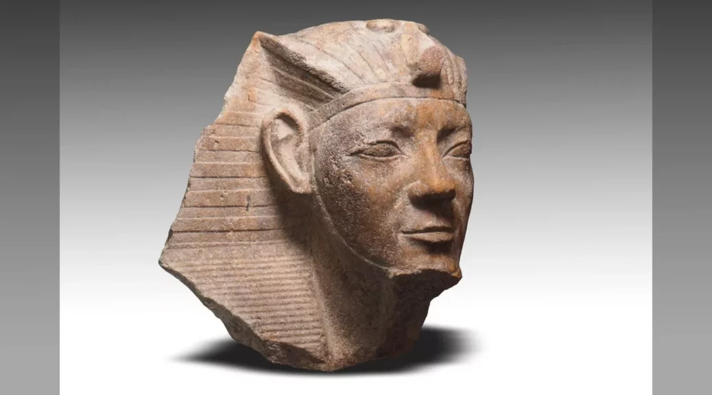 Ancient Egyptian pharaoh-sphinx statues unearthed at sun temple