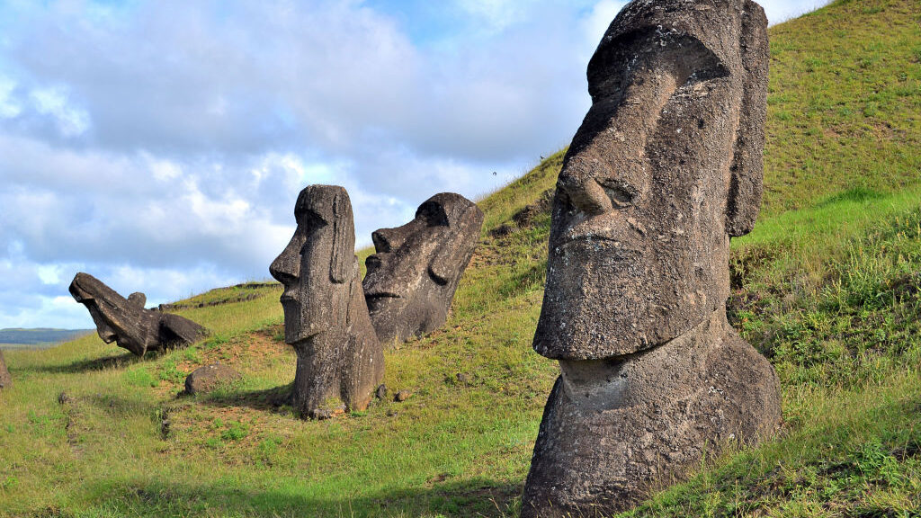 Moai was Discovered on Easter Island