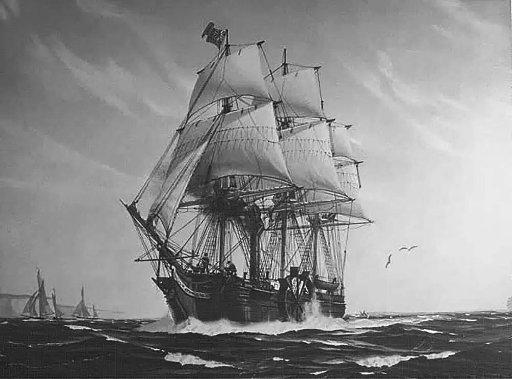 Обломки корабля могут быть обломками исторического корабля XIX века