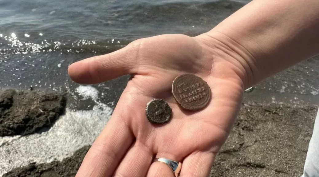 Ancient coins surface with Lake Iznik’s withdrawal in Türkiye
