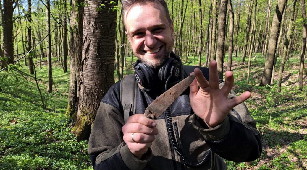 A 3,500-year-old bronze dagger found in a Polish forest