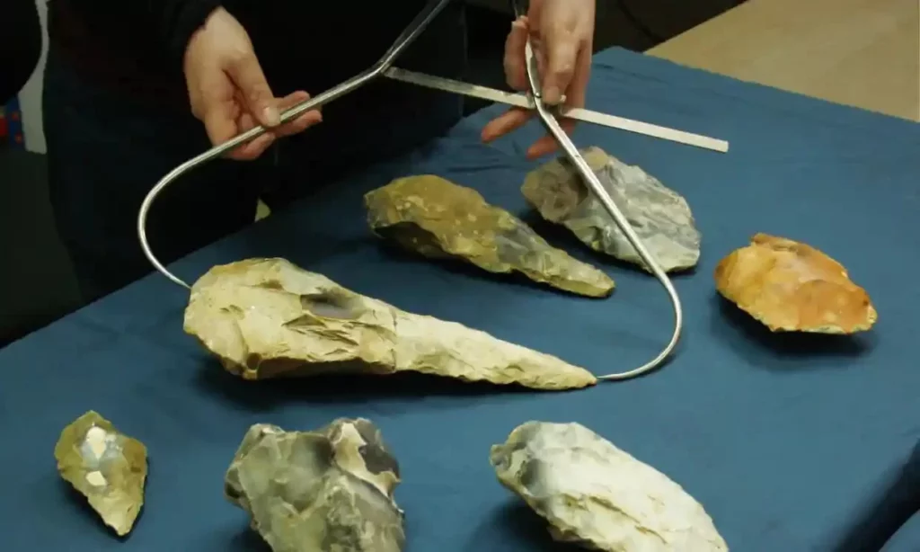 Giant handaxe discovered at Ice Age site in Kent, UK