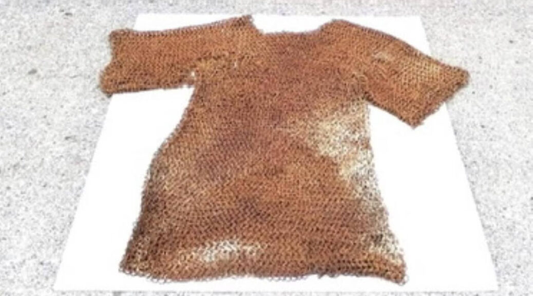 ‘Extraordinary’ 800-year-old chain mail discovered in Co Longford shed