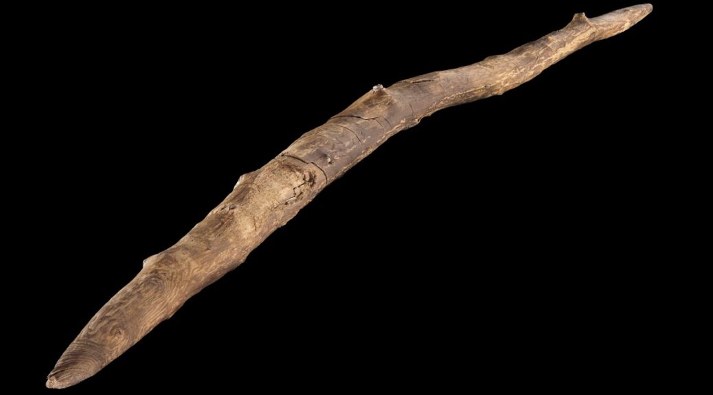 300,000-year-old double-pointed stick among oldest record of human-made wooden tools