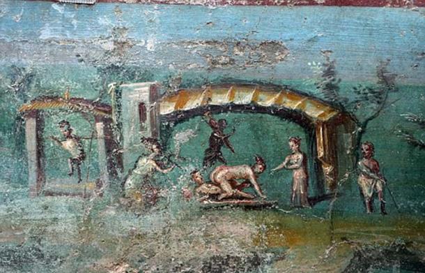 Archaeologists Discover Paintings of Ancient Egypt in a 2,000-Year-Old Villa in Pompeii