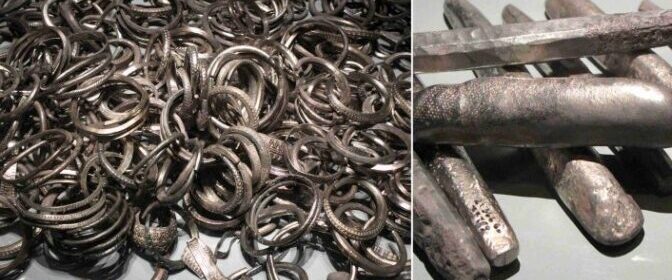 The largest hoard of Viking silver was found accidentally while filming a news report about illegal treasure hunting