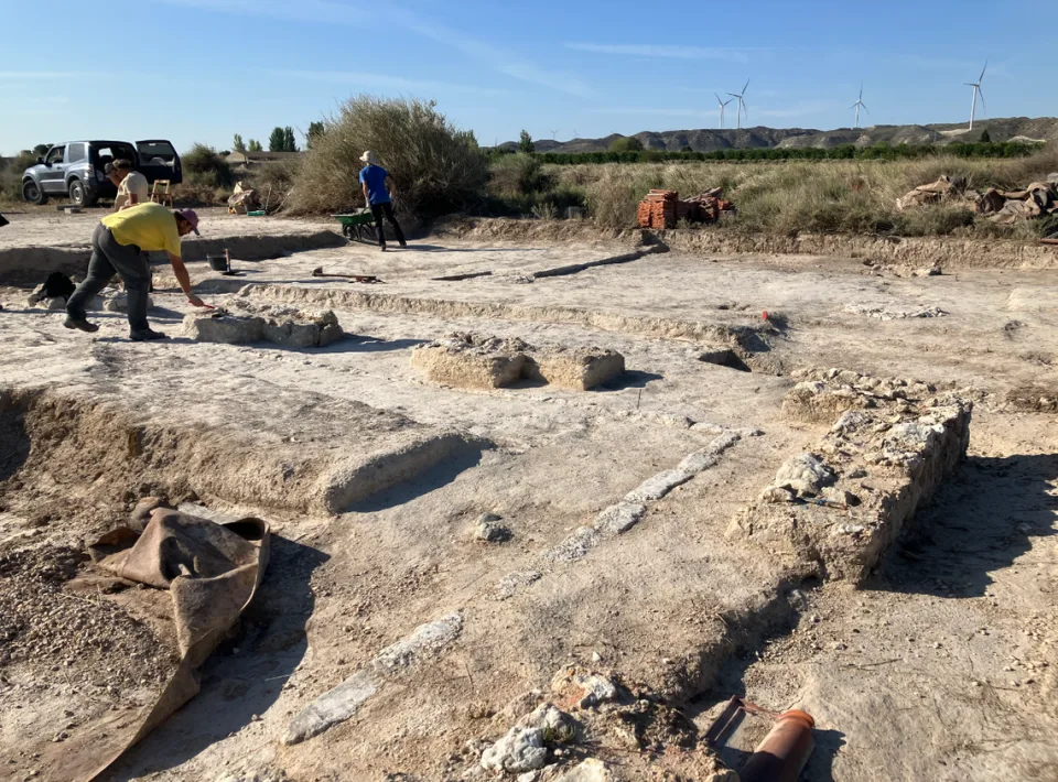 Ancient Roman city was violently destroyed. Now, its huge plaza has been unearthed