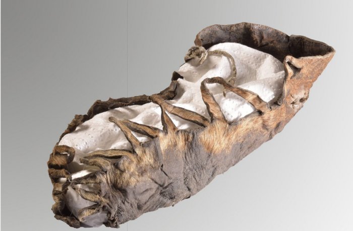 Extremely Well Preserved 2,000-Year-Old Child Shoe Discovered In Salt Mine