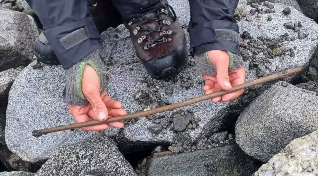 Archaeologists in Norway found an arrow that was likely trapped in ice for 4,000 years