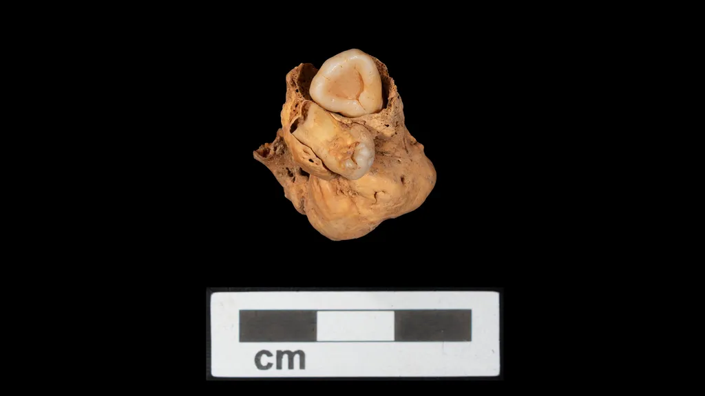 A rare tumor with teeth discovered in Egyptian burial from 3,000 years ago