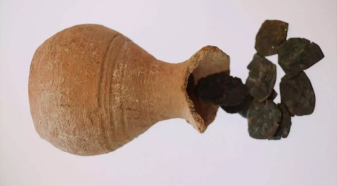 1,400-year-old coins found in a piggy bank in ancient city of ...