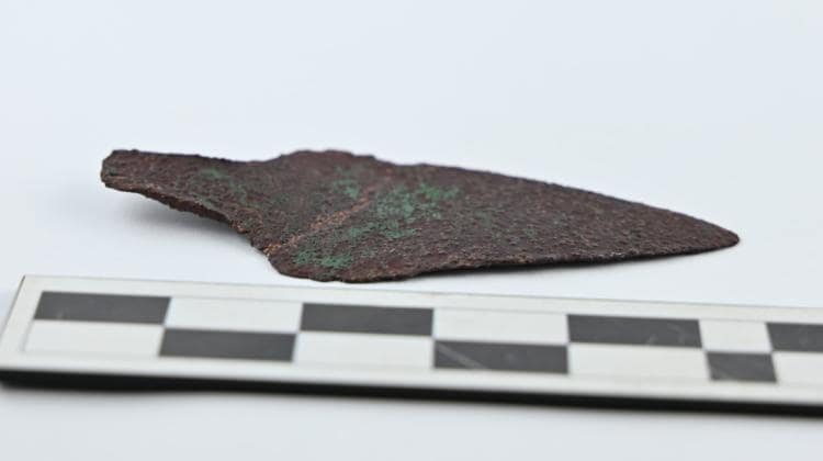 A metal detectorist finds a 4,000-year-old Dagger in Poland's Forests