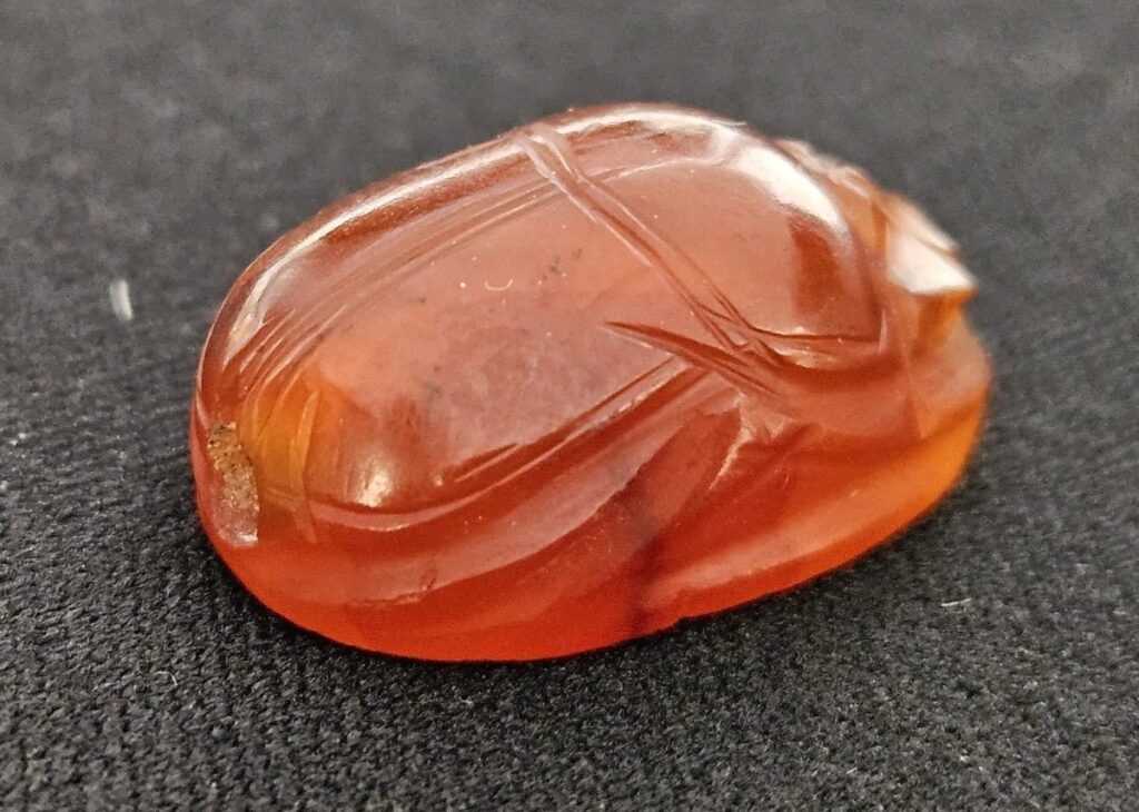 Rare 2,800-year-old Assyrian Scarab Seal-Amulet Found in Tabor Nature Reserve
