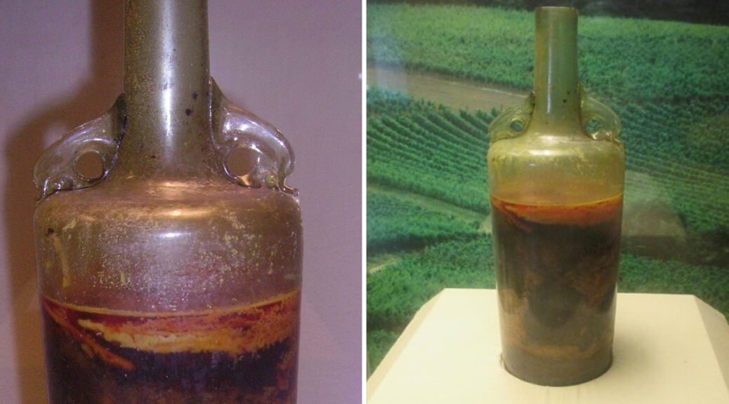 World’s Oldest Unopened Bottle of Wine Remains Sealed Since the 4th Century
