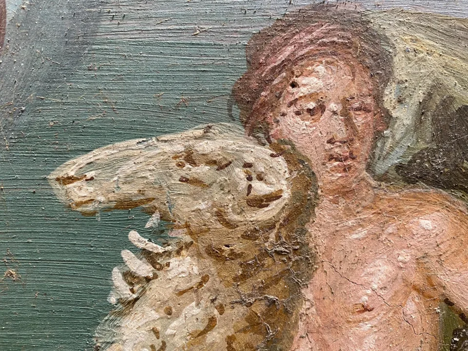 Ancient Roman city of Pompeii, archaeologists have unearthed a fresco depicting the Greek mythological siblings Phrixus and Helle