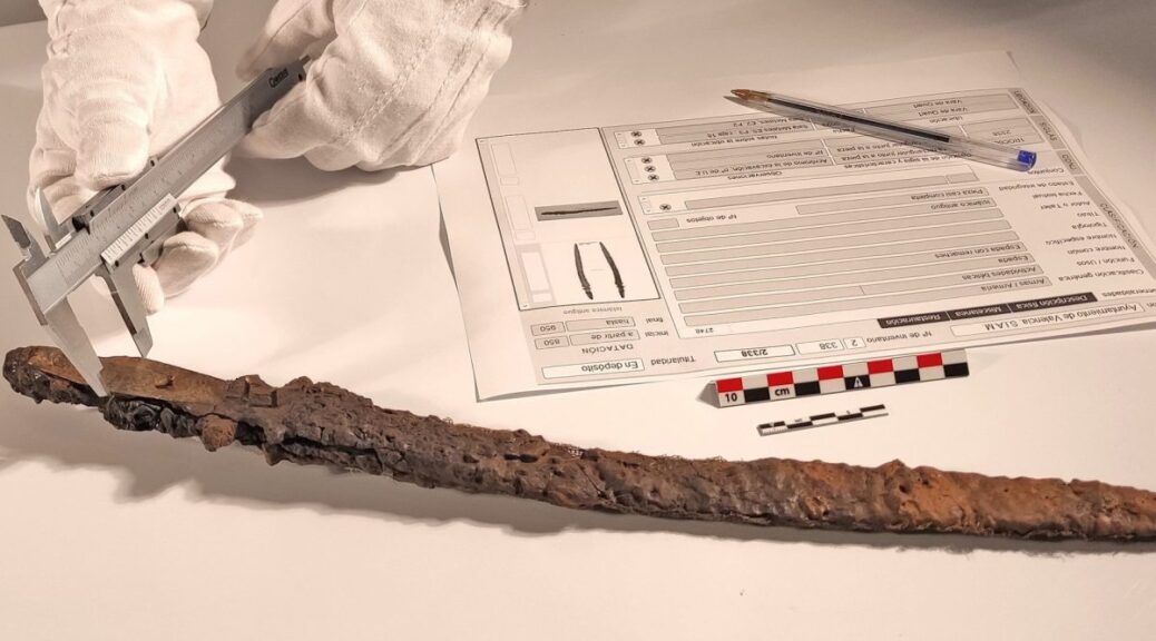 Unique ‘Excalibur’ Sword Found Upright in Ground Unearthed in Spain Holds Islamic Origins