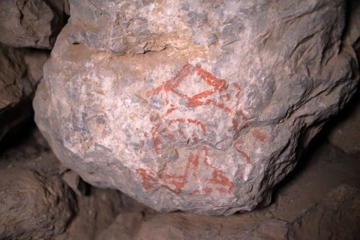 A new chapter in the Hittite world is revealed by painted hieroglyphs discovered in the Hattusa Yerkapı tunnel